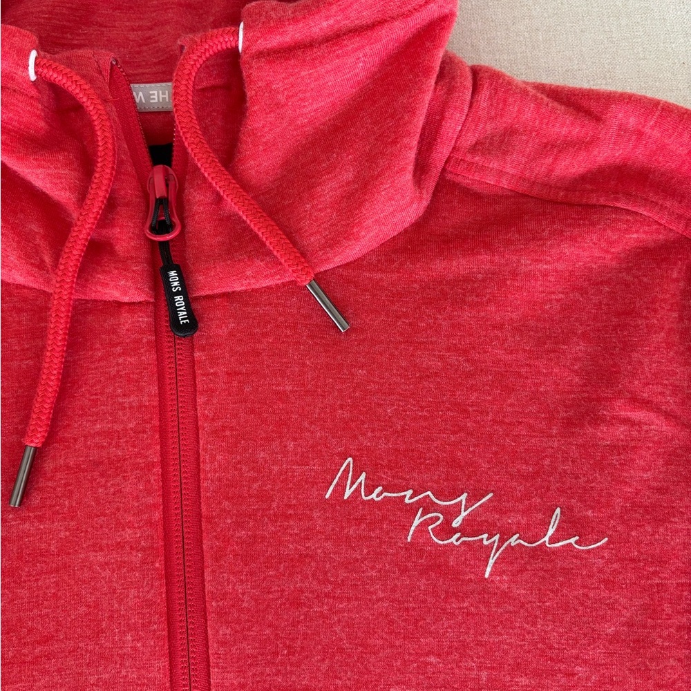 Mons Royale Covert lite 1/2 zip merino sweater XS - Picture 3 of 10